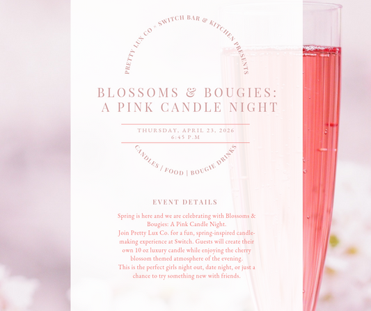 Blossoms & Bougies: A Pink Candle Night